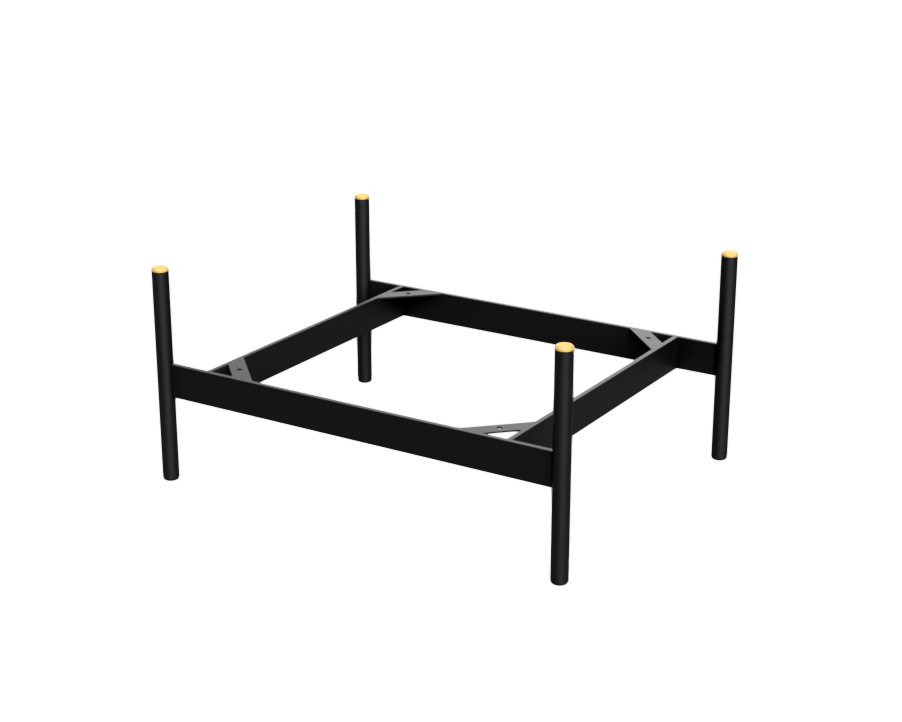 Stelaż pod szafkę metalowy RAL9005 produkcja metalkon