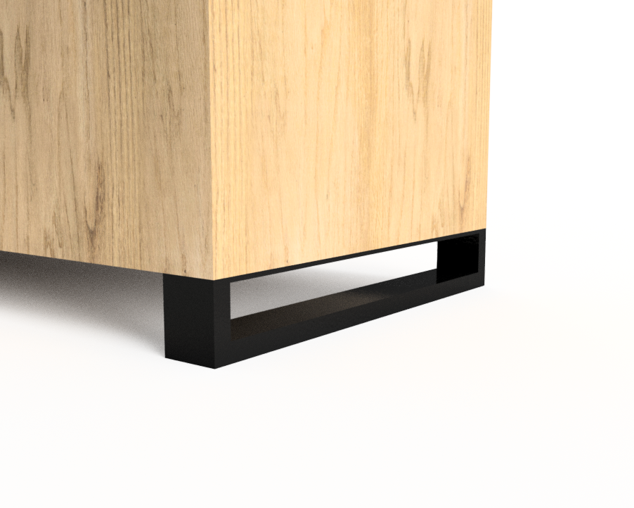 Noga ramowa 80x20 | Noga niska