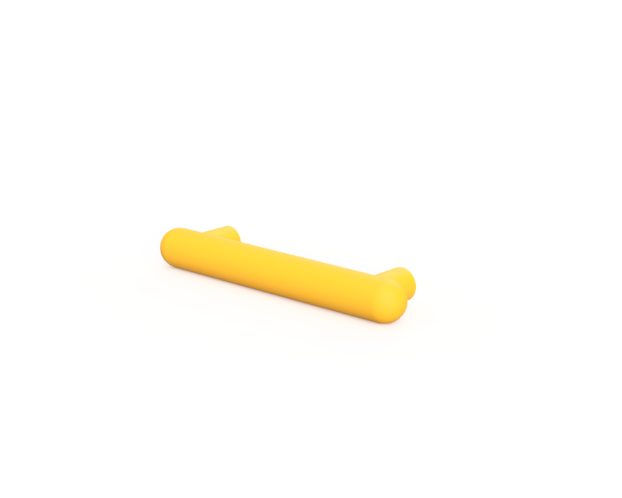 metalowy uchwyt meblowy w kolorze zoltym producent metalkon